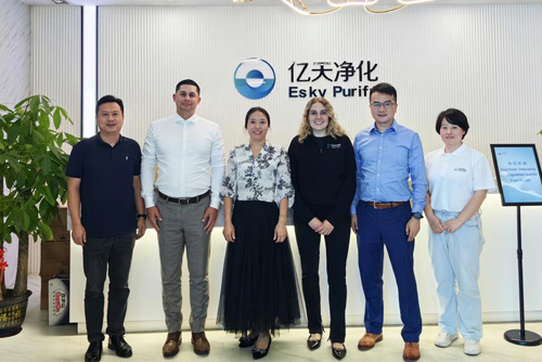 Purafil高層領(lǐng)導(dǎo)一行到訪億天凈化，深化戰(zhàn)略合作