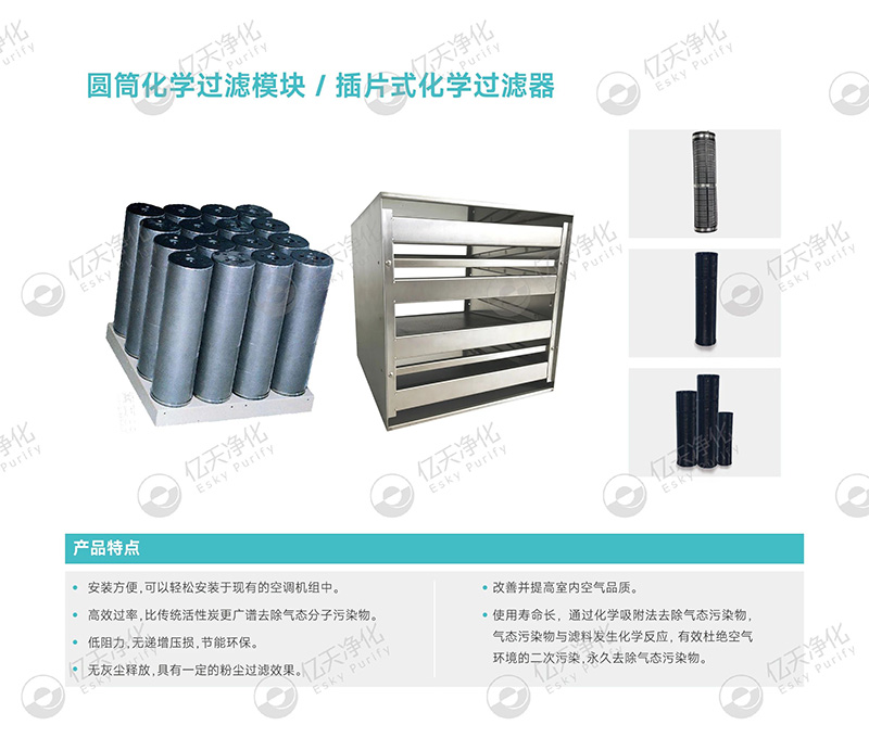 化學過濾器：精準凈化氣態(tài)污染物
